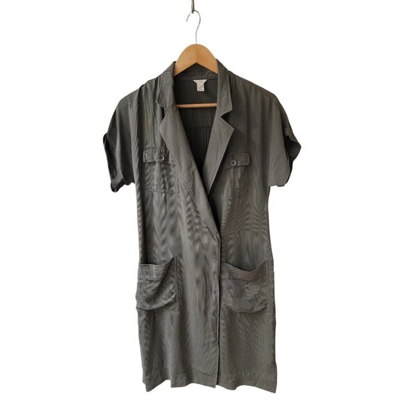 J. Crew Dress 100% Lyocell Short Sleeve Button Front Casual/Workwear - Picture 1 of 3